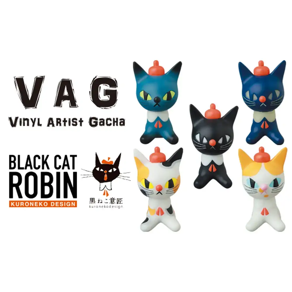  BLACK CAT ROBIN By Kuroneko Design