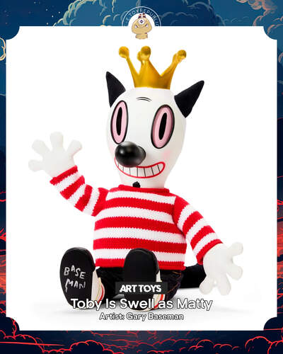 Gary baseman toby is swell as matty mattel plush