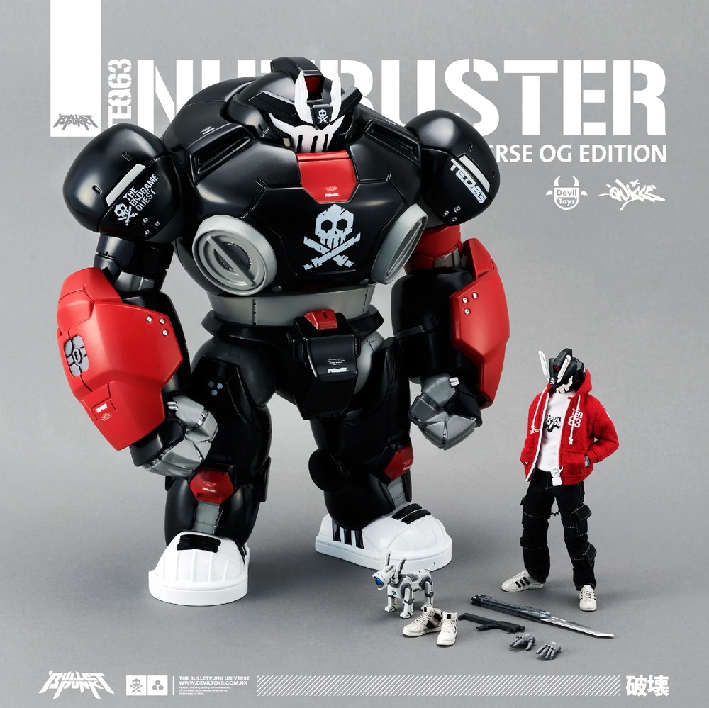 NUTBUSTER 1:12 Action Figure 1:12 Scale Mech Suit + Pilot Action Figure