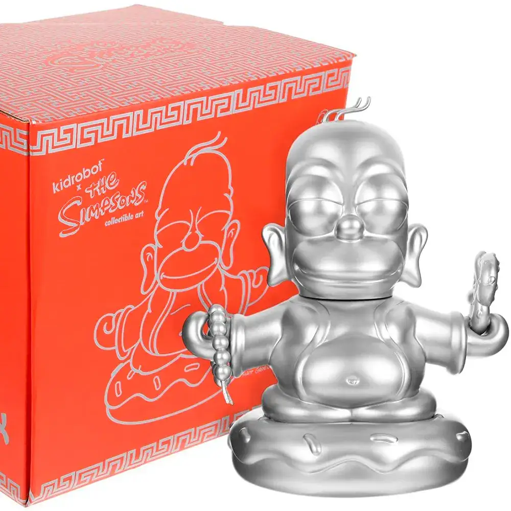 Silver Homer Buddha